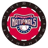 MLB Washington Nationals Bristle Dart Board With Darts And Flights