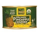Native Forest Organic Pineapple Chunks, 8-Ounce Can (Pack of 12)
