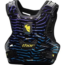 Thor MX Sentinel Zebratec Protector Adult Roost Deflector MotoX Motorcycle Body Armor - Black