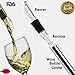 ABAM - Wine Bottle Chiller Stainless Steel Stick 3 in 1 with Aerator to Enhance Flavor and Designed Pourer in Gift Box - Keep Wine Chill longer - To chill wine from inside