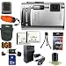 Olympus TG-610 14 MP Digital Camera (Silver) (228090) 8GB SDHC Super Accessory Saver Kit