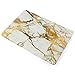 iDOO Plastic Hard Case ONLY for MacBook Air 11 inch (Model: A1370 and A1465) - White & Gold Marble