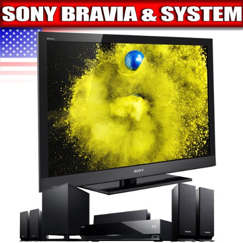 Sony KDL40EX600 40 inch Full HD LED HDTV + Sony BDV-E570 Blu-ray Disc Player Home Entertainment System, Black
