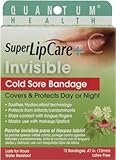 Quantum Health Super Lipcare Plus Invisible Cold Sore Bandage, 12 Count