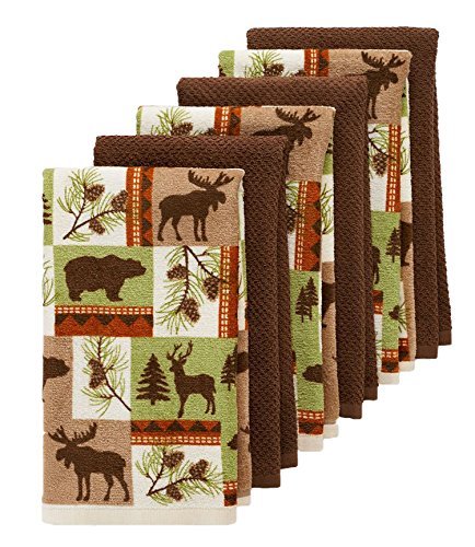 The Big One® Lodge Kitchen Towels 6-pack