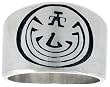 HOPI Design Sterling Silver "Man In The Maze" Ring