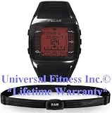 POLAR FT60-G1 MALE HEART RATE MONITOR BLACK WITH RED DISPLAY WATCH - INCLUDES A LIFETIME WARRANTY * LIFETIME WARRANTY