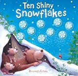 Ten shiny snowflakes