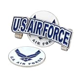 US Air Force Hat Clip w/ Golf Ball Marker