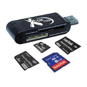 CCM® Universal 19-in-1 USB 2.0 Flash Memory Card Reader by