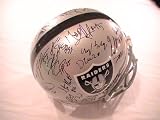 2011 OAKLAND RAIDERS TEAM SIGNED AUTOGRAPHED FULL SIZE REPLICA HELMET DARREN MCFADDEN