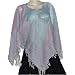 Womens Poncho Outerwear Wool in Jacquard Design 40 x 40 inches (pnch241)