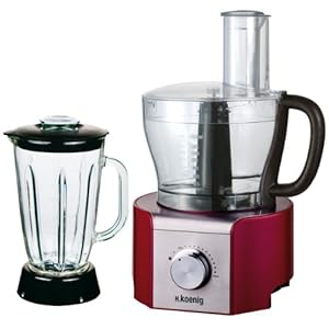 Koenig MX18 Robot Multifonctions Rouge 800 W: Cuisine