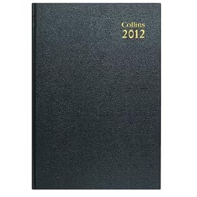 Collins Desk 2012 A5 Day to a Page Diary - 52 Black