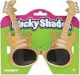 Gold Guitar Novelty Glasses