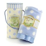 Michel Design Works Snuggle Bunny Blanket, Blue by Michel Design Works