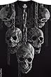 Fantasy Hanging Out Chains Black Adult Skulls Skull T-shirt Tee Shirt