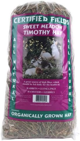 Sweet Meadow FarmTimothy Hay Organic Small Pet Food, 20-oz Bag