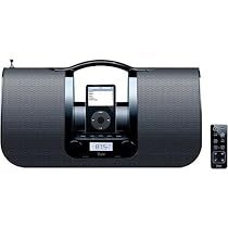 iLuv i552 Portable Audio System with Radio and Dock for iPod (Black)