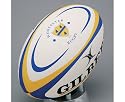 GILBERT Mini R&eacute;plique du Ballon de Rugby de l'Equipe des Worcester Warriors