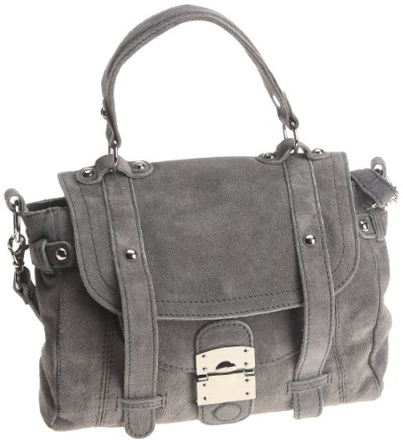 Morgan Pucart, Sac &agrave; main - Gris, Cuir