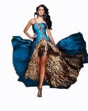 Tony Bowls TBE11174, Two-tone satin evening dress with intricate strap by Tony Bowls 2011 Evening.
