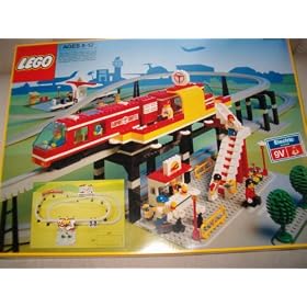 Vintage Lego Airport Shuttle Monorail #6399 From 1990's - Hard to find!