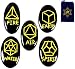 SACRED GEOMETRY STONES w/ FIVE ELEMENTS ~ Earth, Air, Fire, Water, & Spirit ~ The Five Platonic Soli