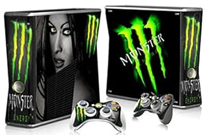 Hot Game Skin Sticker Decal #023 For XBOX 360 Slim Console+Controller