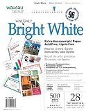 Wausau Heavy Duty Paper, 96 Brightness, 28 lb, 8.5 x 11 Inches, Bright White, 500 Sheets (92906)