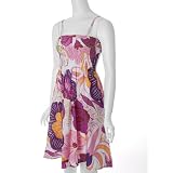 Funky People Floral Print Smoked Bodice Dress