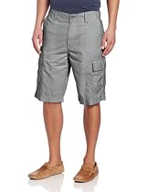 Hot Sale Calvin Klein Jeans Men's Infinite Stripe Short, Blue Graphite, 34