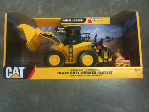 CAT Heavy Duty Worker Playset - Wheel Loader + Worker