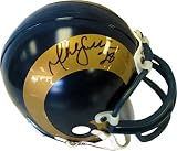 Marshall Faulk Autographed/Hand Signed St. Louis Rams Mini Helmet