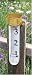 The Grand View Brass Post Mounted Rain Gauge