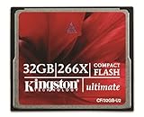 Kingston 32 GB 266x Ultimate 2 Compact Flash Card CF/32GB-U2