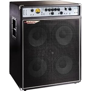 Ashdown MAG C410T-300 EVO II 300W 4x10 Bass Combo Amp, Black with Silver Face by 