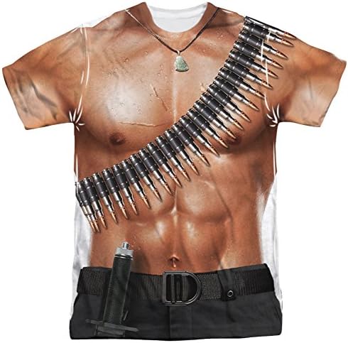 Rambo III - Rambo Costume T-Shirt Size L