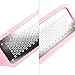 Queentools Colossal Pedicure Foot Rasp and Callus Remover Sided Stainless Steel -Remove Hard Skin Set of 2(Pink)