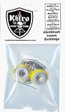 KHIRO ALUM INSERT BUSHING SET 92a M-HARD YELLOW