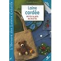 Laine card�e : Petits sujets incrust�s