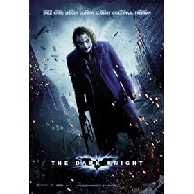 Posters: Batman Poster - The Dark Knight, Le Chevalier Noir, Joker Avec Une Arme (98 x 68 cm)