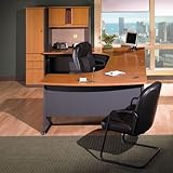 Modular Office Furniture Set 3 - Series A Natural Cherry Collection - Bush  ....