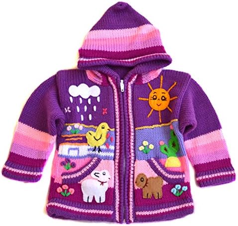Baby Cardigans (4-5 years, Lilac)