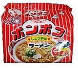 山本製粉 ポンポコラーメン醤油 6食パック×6個