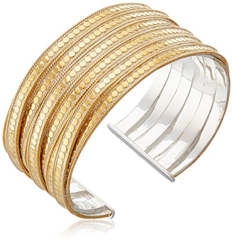 Anna Beck Designs Timor 18k Gold-Plated Sterling Silver Twisted Cuff Bracelet, 6.5"