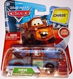 Disney / Pixar CARS Movie 155 Die Cast Car with Lenticular Eyes Series 2 GlowInTheDark Lamp Mater Chase Piece!