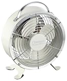 Bestron DFT1605W Tischventilator Retro 14 cm weiss