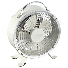 Bestron DFT1605W Tischventilator Retro 14 cm weiss