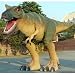 Lebensgroßer T-Rex in Angriffshaltung Gartendeko
